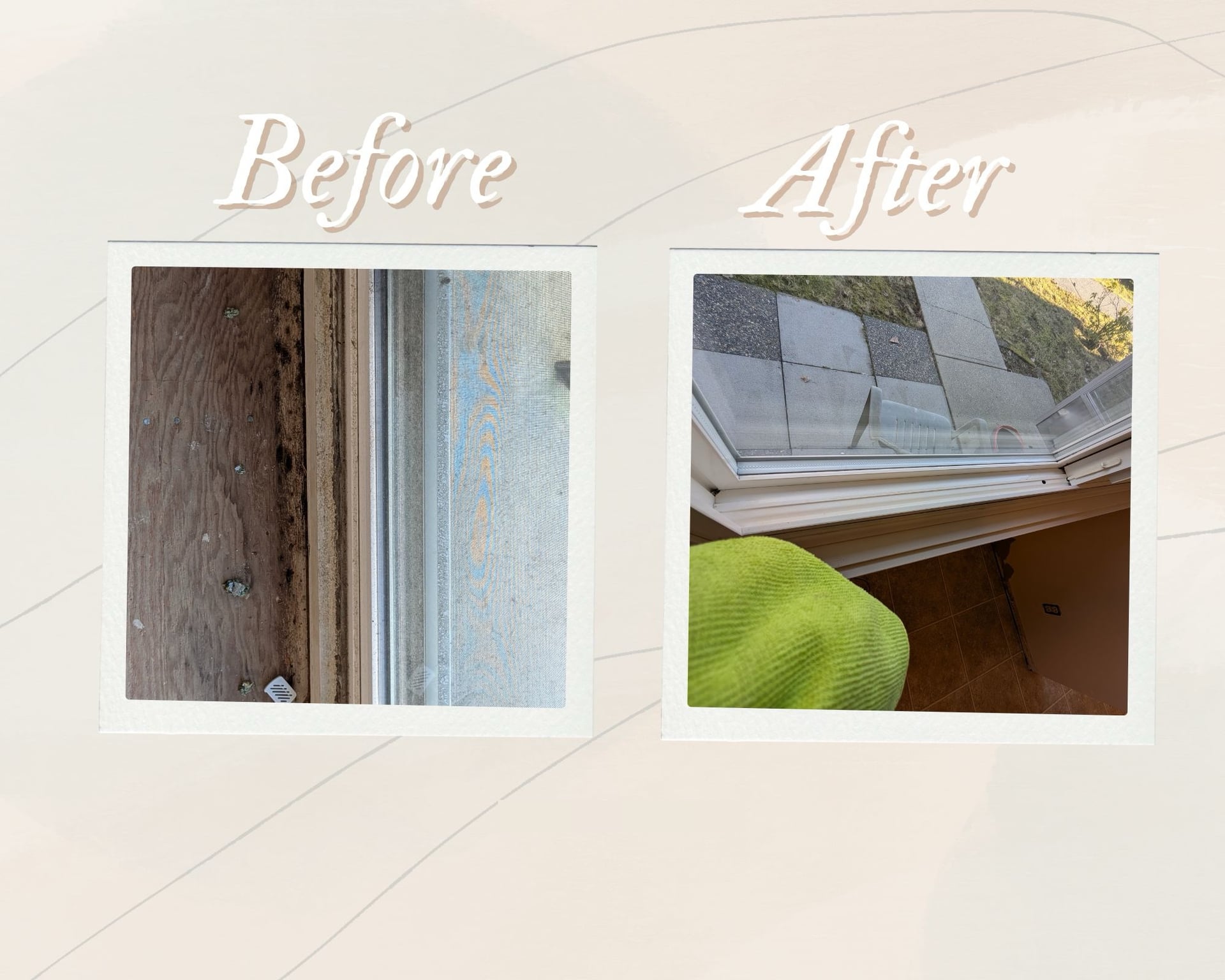 Professional window and surface cleaning